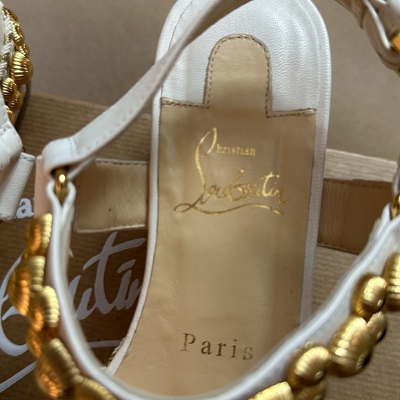 Christian Louboutin Rondaclou 60 Nappa Shiny Platform Sandals - Picture 7 of 15